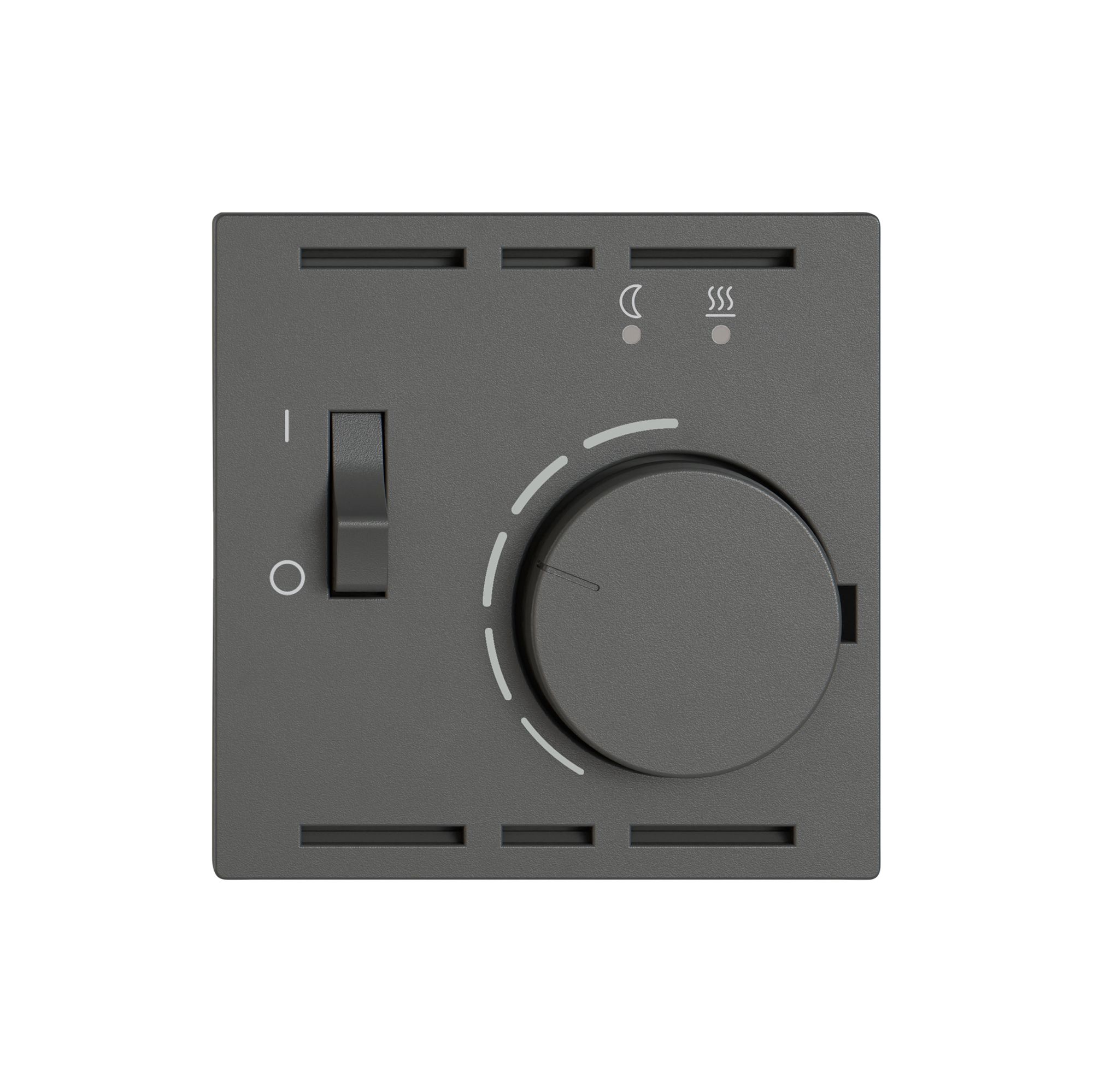 Termostato ambiente EDIZIO.liv SNAPFIX® limit.temp.p.riscaldamenti pav.grs