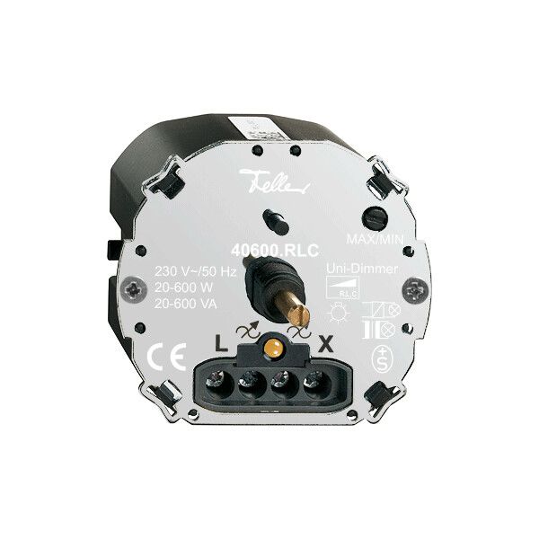 Einsatz Drehdimmer FH 20…600W Universal, beleuchtbar LED gelb