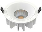 Downlight LED SLV DOWNLIGHT P 165 19W 650…4410lm 3000K IP54 WB DALI Ø150mm blanc