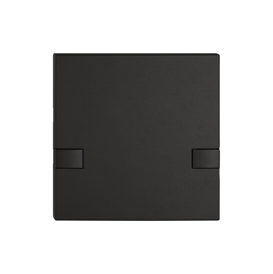 Poussoir 1/1 EDIZIO.liv KNX et UNI a.SNAPFIX® sans LED commande à 2 touches no