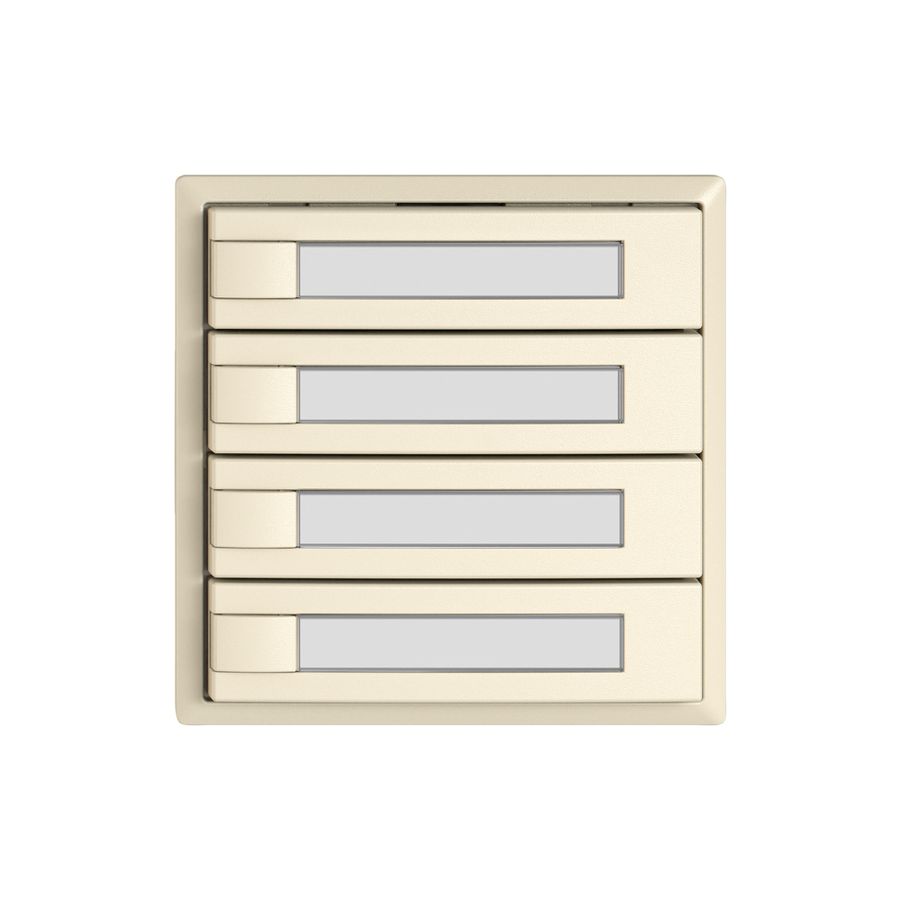 Universaltaster EDIZIO.liv UNI SNAPFIX® 5…48V o.LED 4× 1-Tbed.Pap.cr