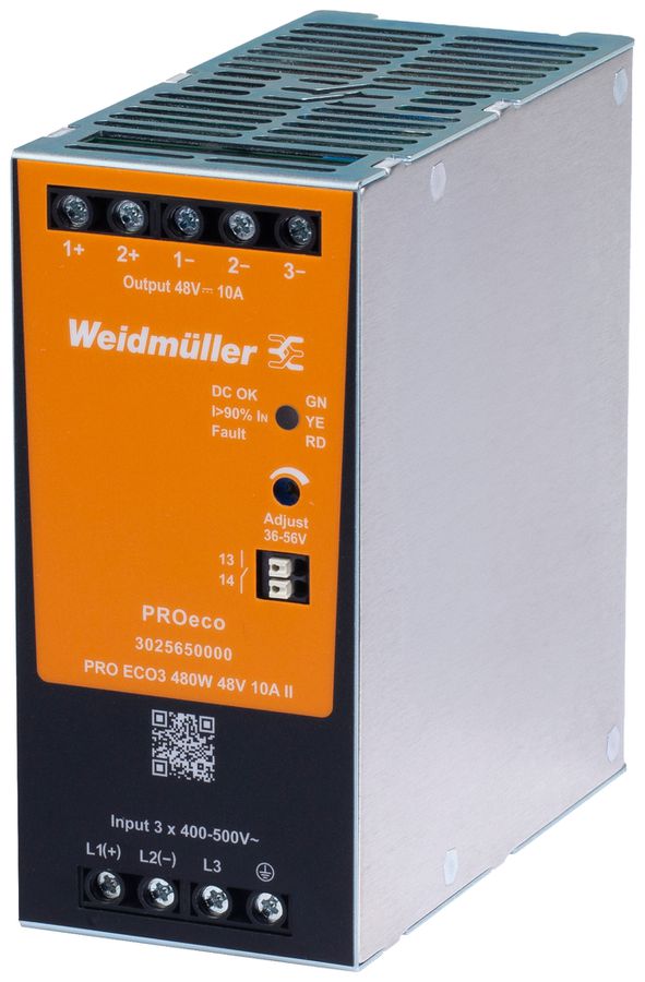Schaltnetzgerät Weidmüller Connect Power PRO ECO3 480W 48V 10A