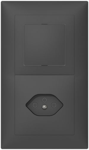 Combinazione INC SIDUS 2×1 3/1L+T13 antracite