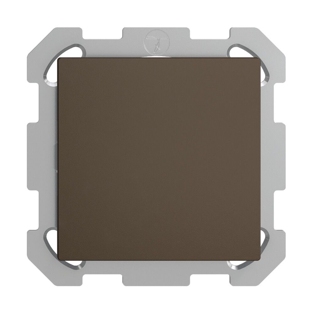 UP-Blindabdeckung EDIZIOdue coffee, ohne Zentrumsschraube