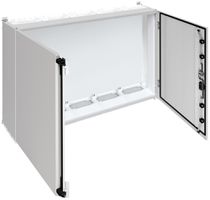 Wandschrank Hager univers mit Volltür SK II IP55 950×1300×275mm RAL 7035