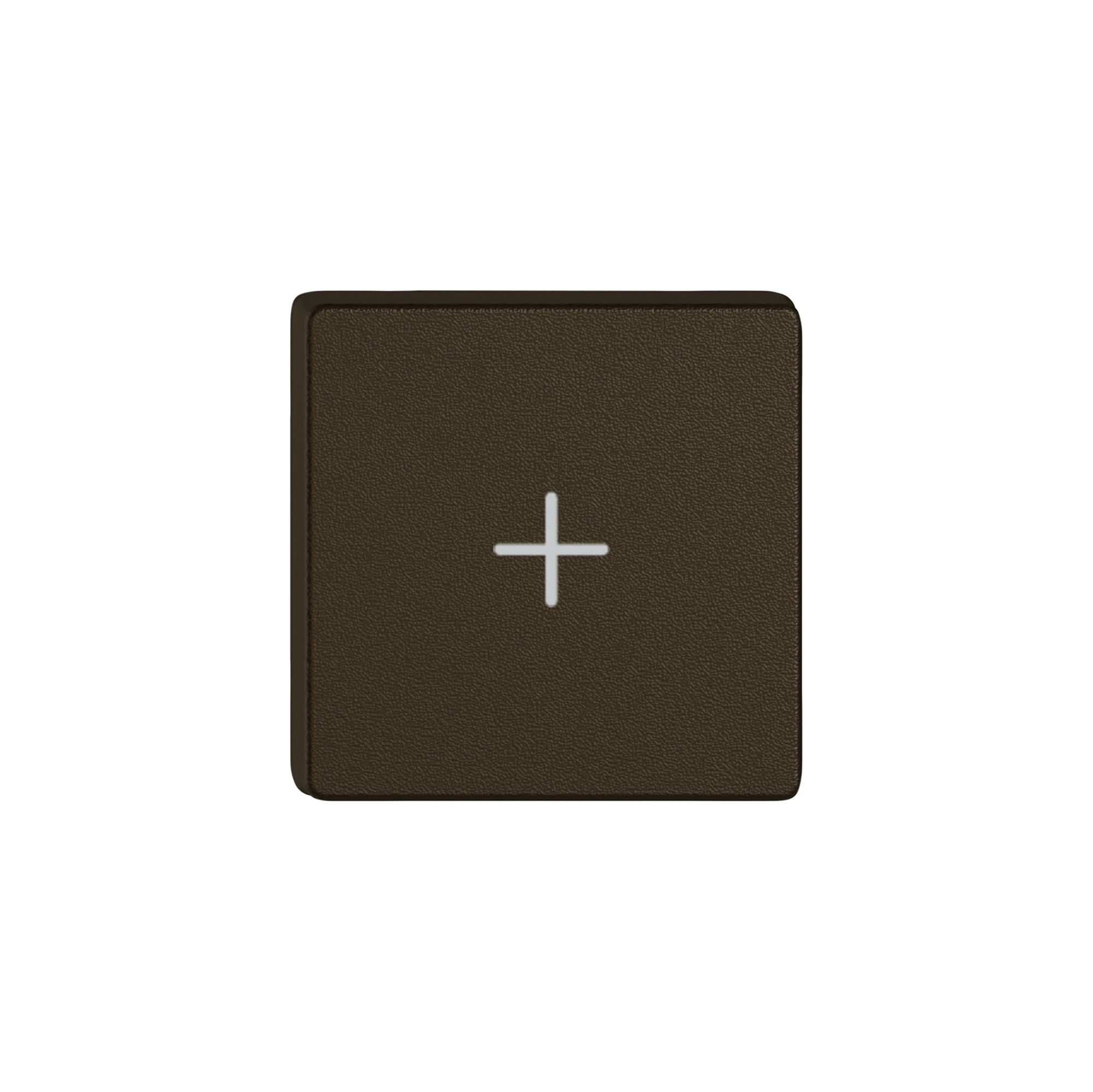 Poussoir 1/4 EDIZIO.liv Wiser avec SNAPFIX® avec symbole + (plus) br