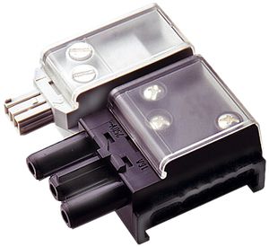Flachkabel-Anschlussdose Woertz Combi mit Buchse 3P L3 + Bus