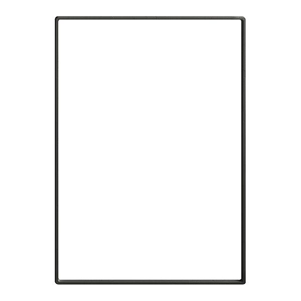 Zusatzrahmen EDIZIOdue prestige 3×2 schwarz