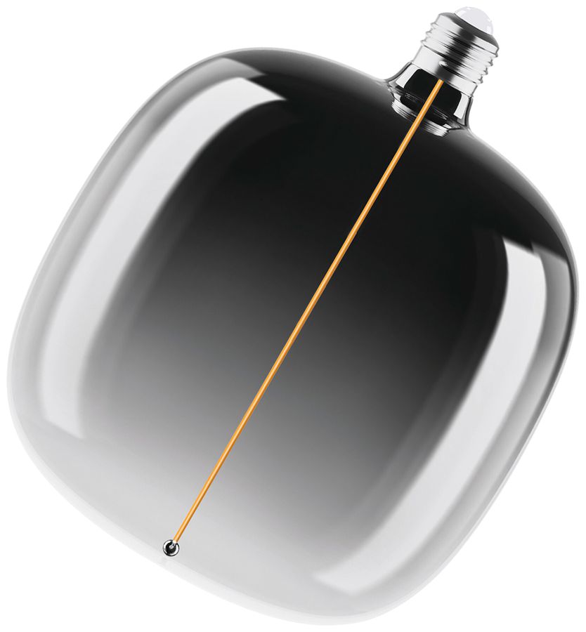 LED-Lampe Osram Vintage 1906 E27 4.8W 100lm 818 DIM Ø187×237mm Rauch