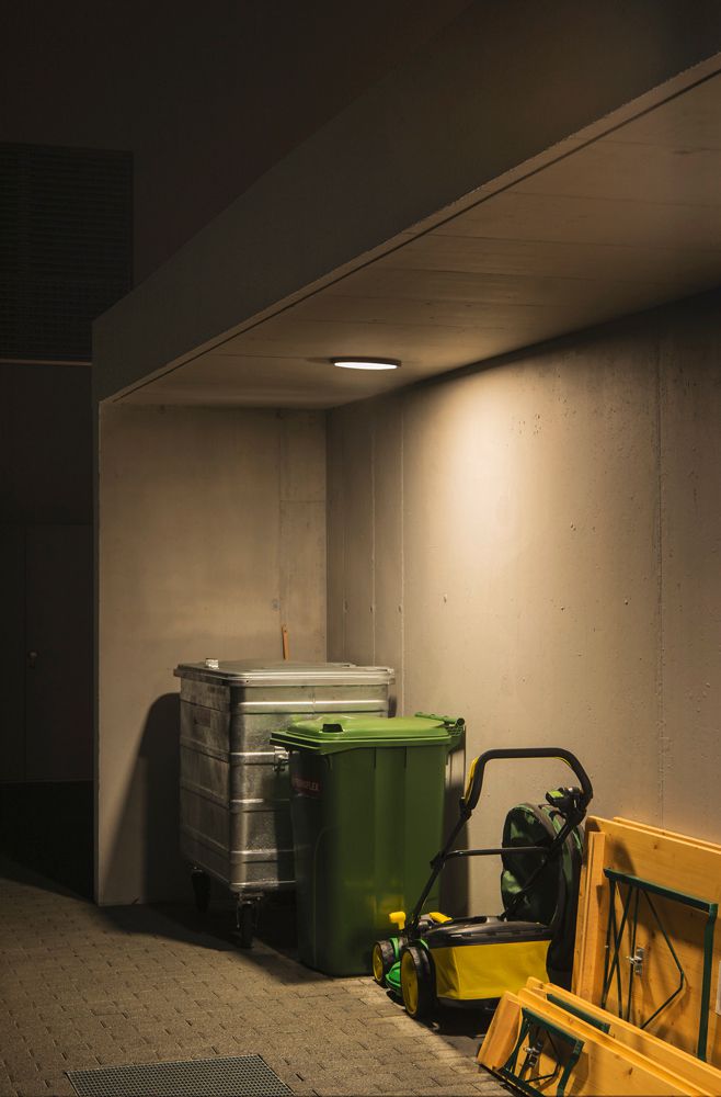 Plafonnier LED SLV AINOS, 18W 1430lm 3000K IP44 anthracite