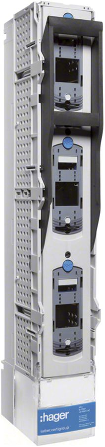 Réglette HPC weber.vertigroup 3P DIN1 250A 60mm raccord V inoxydable