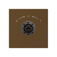 SchwenkTaster 1->0<-2 braun kallysto für Schloss ohne Zylind