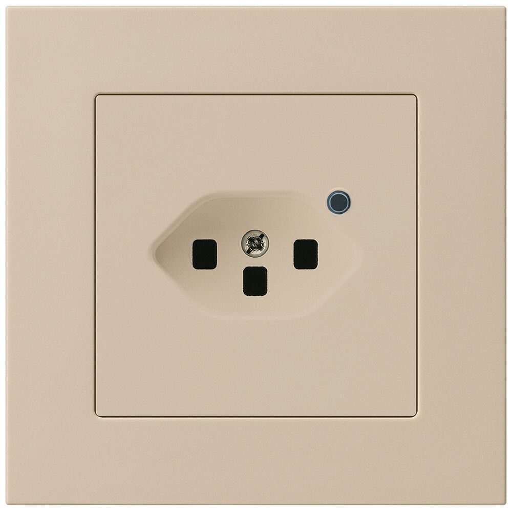 Presa INC Hager kallysto.pro 1×T23 illuminato C beige