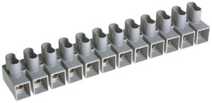 Morsettiera Woertz 12P 1…2.5mm² 24A 500V grigio