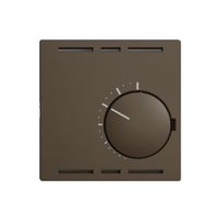 Frontset EDIZIOdue coffee 60×60mm für Raumthermost. ohne Schalter