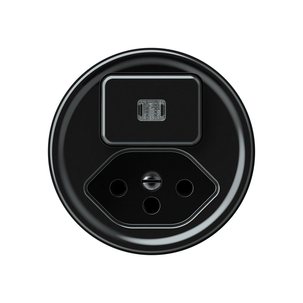 Frontset origin kombination Druckknopf beleuchtet + T13 Shutter 60×60mm sz