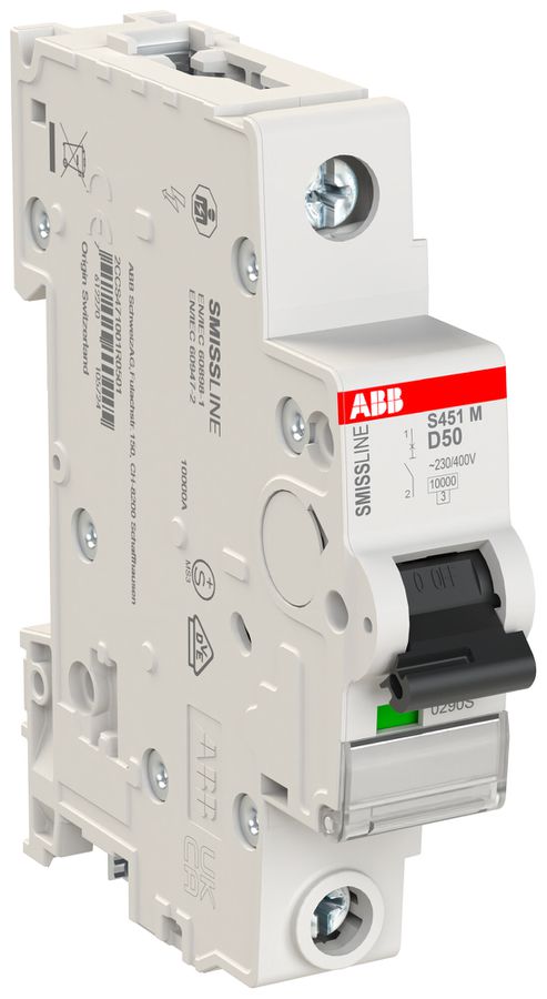 Leitungsschutzschalter SMISSLINE CLASSIC 1×50 D 10kA