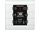 Appareil de contrôle KNX ENC MDT BE-GBZW.01 6t écran verre blanc