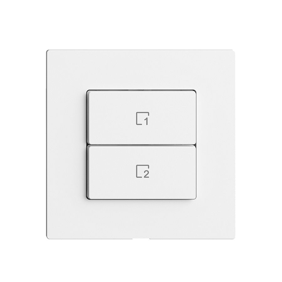 Comando per pulsante scena 2 scene vert./2T Edue Wiser bianco