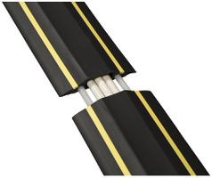 Aufbodenkanal Steffen D-Line 1.8m×83mm schwarz