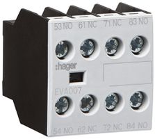 Hilfskontakt Hager 2S+2Ö zu EV007…EV038, EVN022…EVN045,  EVL014…EVL027, EVR004