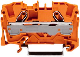 Durchgangsklemme WAGO TopJob-S 6mm² 2L orange Serie 2006