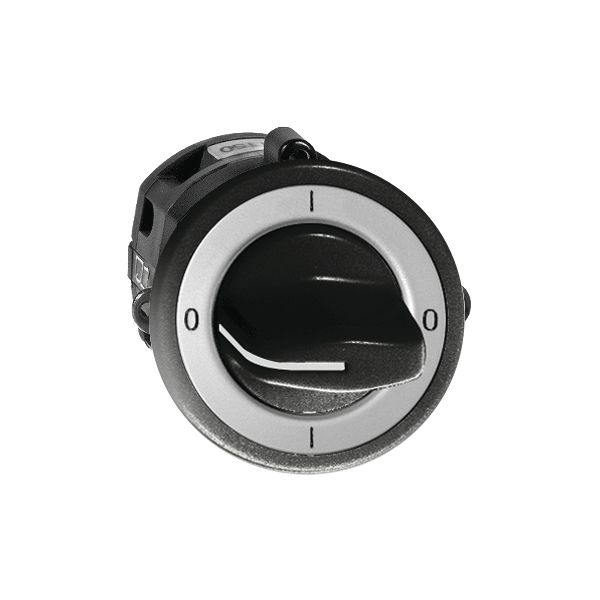 UP-Drehschalter FH 0/3P schwarz mit Drehgriff