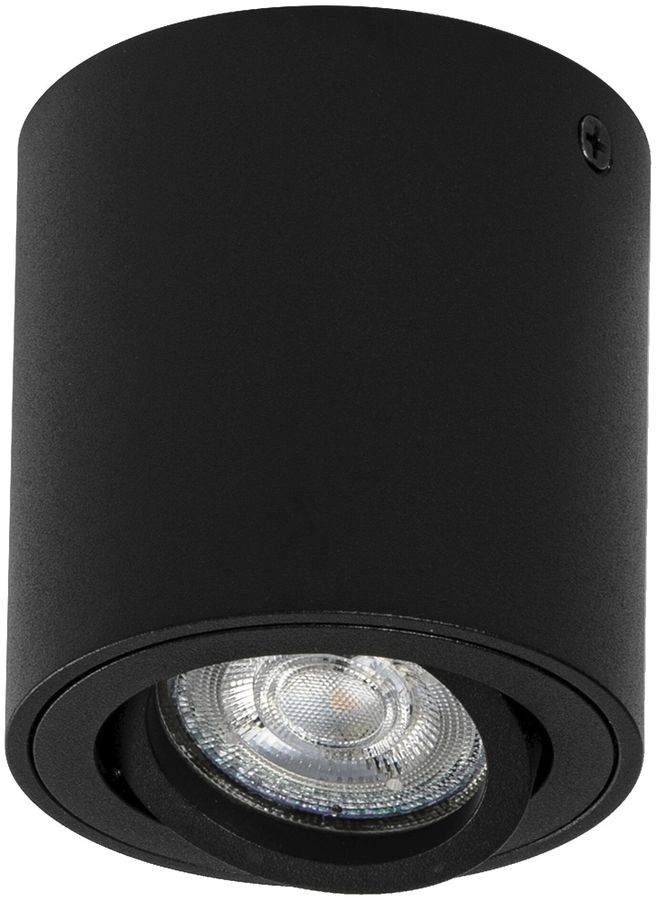 Decken-/Wandleuchte LEDVANCE SPOT SURFACE ROUND GU10 1×7W Ø80mm schwarz