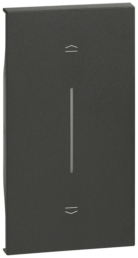 Cache de touche Living Now 2 mod.p.touche MyHOME a.symbole montée/descente noir