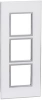Abdeckrahmen ATO 3×1 Modul Glas-weiss