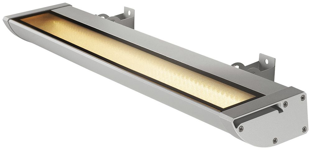 Applique LED SLV VANO WING 25W 1400lm 3000K IP65 DALI 635mm 120° gris
