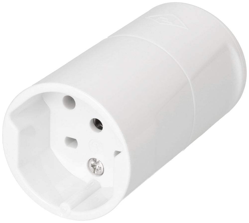 Kupplungssteckdose MH TH T15 3L+N+PE 10A 400/250V horizontal Ø8…12.5mm ws