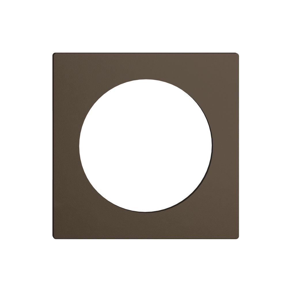 Frontplatte EDIZIOdue coffee, mit Bohrung 43mm