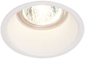 EB-Downlight SLV HORN GU10, GU10 50W rund IP20 weiss