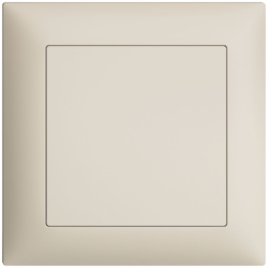 UP-Blindabdeckung EDIZIOdue crema ohne Zentrumsschraube