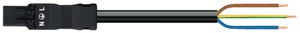 Anschlussleitung WAGO 3×1.5mm² 16A 250V 5m Cod.A Stecker-freies Ende schwarz