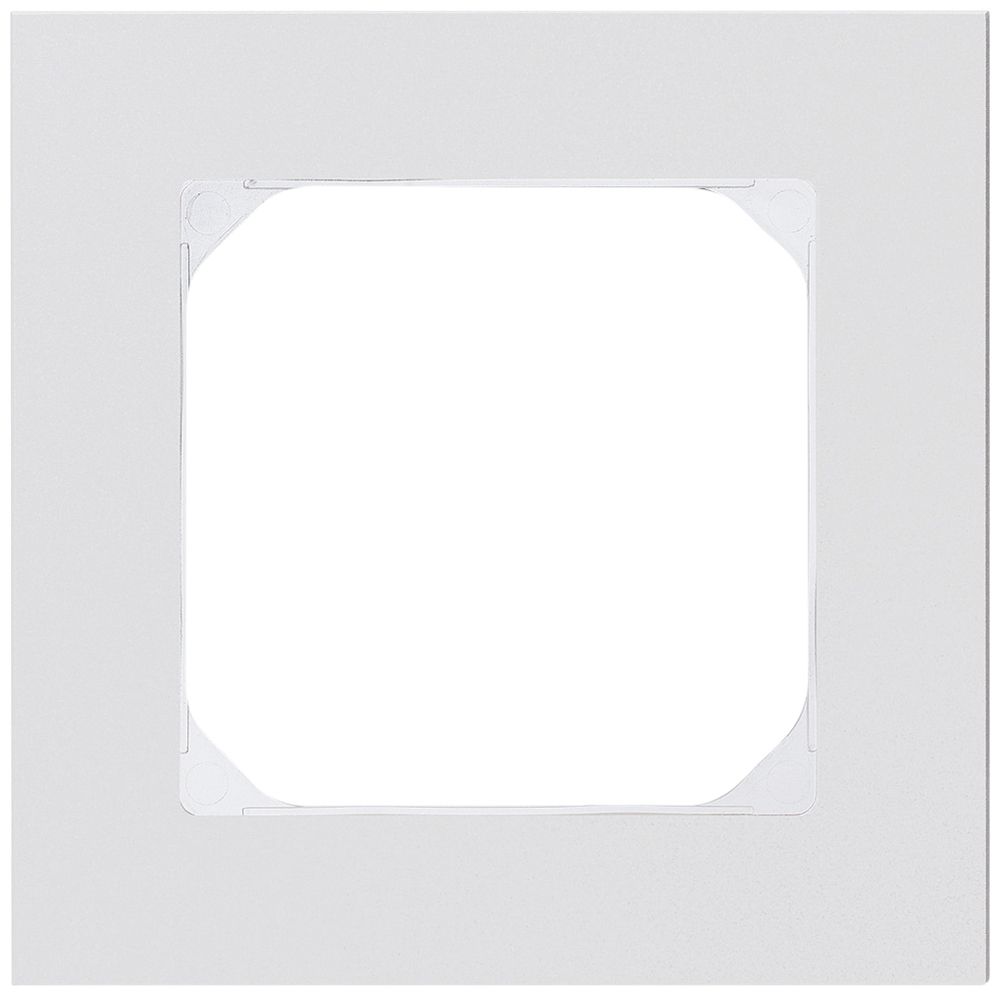 Abdeckrahmen KAL.art 1×1 94×94mm Al weiss
