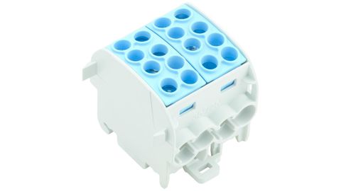 Blocs répartiteurs Hager et autres, pour rail DIN TH35