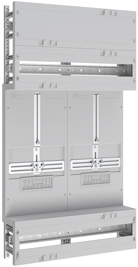Montant complet SE Prisma XS 2 tableaux compteur 2 parts 6 rangées 500×900mm