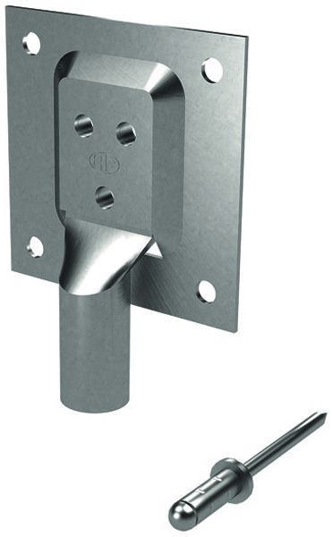 Anschlussset für Blech Flury AV 71 Inox A2, Presskabelschuh Ø 8mm