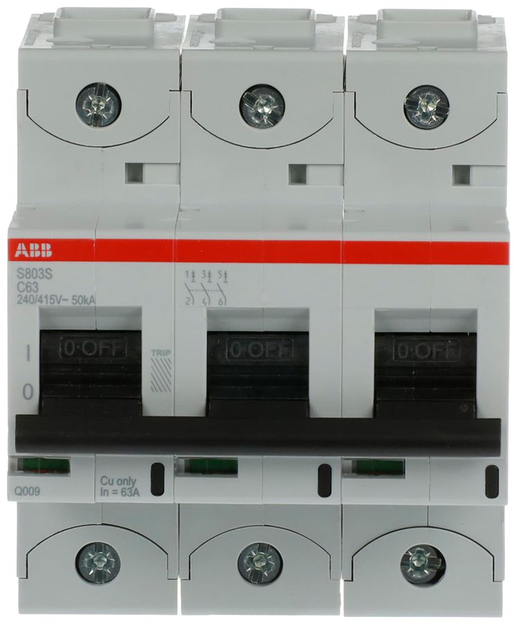 Leitungsschutzschalter ABB S803S-C 63A 50kA