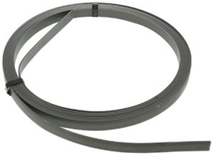 Bandstahl schwarz, 25×3mm, biegbar Rolle 20m