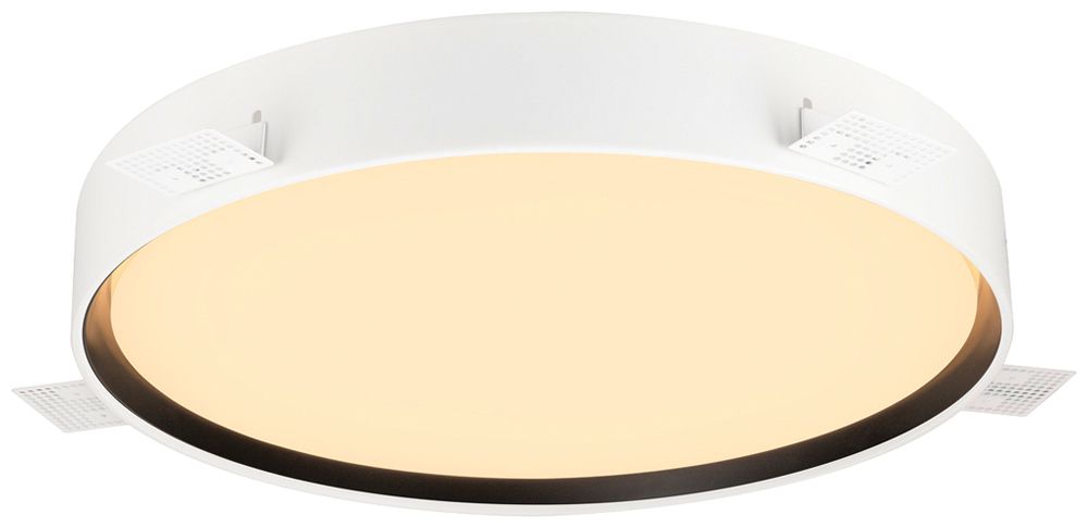 Einbaurahmen SLV DECONA Aluminium Ø433×75mm weiss