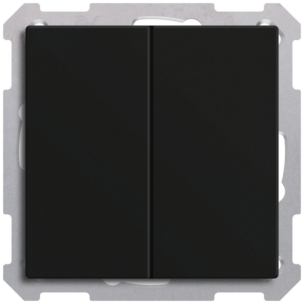 UP-Taster KNX RF+ MDT RF-TAL60B216.01S 2T/4B Temp schwarz matt "neutral"