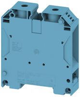 Morsetto di passaggio componibile 16…70mm² 192A 1000V TH35/G32 blu