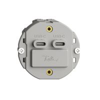 Steckdose USB 18W 2×Typ C Feller BSE 230V 3600mA