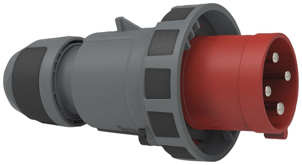Stecker CEE Bals INNOLINQ-Design 4P 63A 400V rot 6h IP67 schraublos