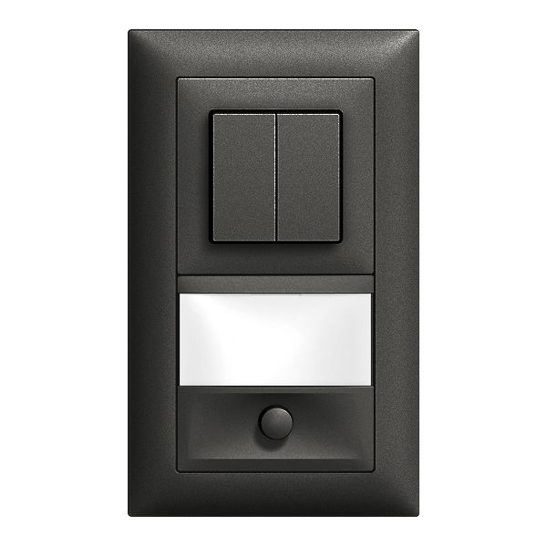 Combinaison ENC EDIZIOdue 1/1P+sonnerie noir