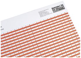 Bezeichnungsstreifen R&M VS Modular 1…10 blau