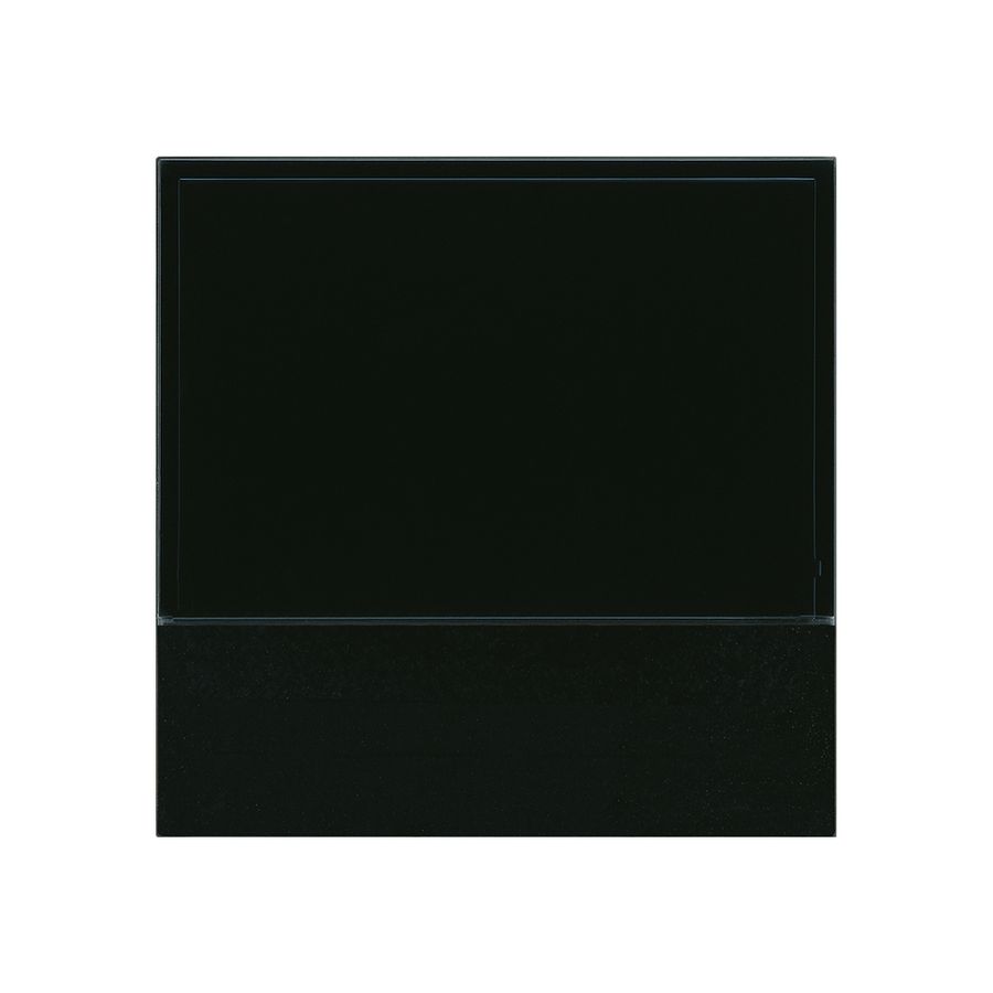 Frontabdeckung Hager basico KNX RTR schwarz